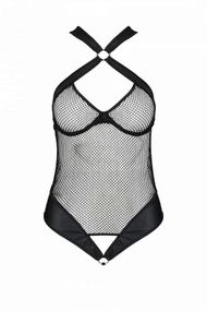 Сітчастий боді Passion Amanda Body Чорний L/XL