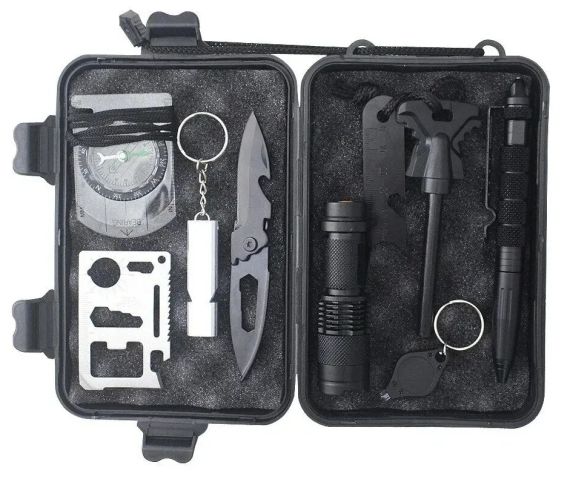 Туристический набор инструментов для выживания 8 предметов | Зображення 4