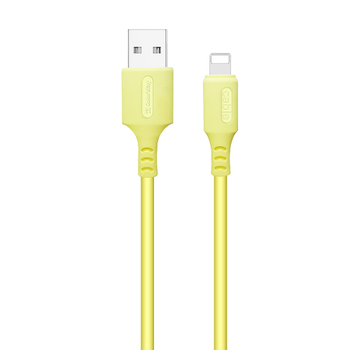 Кабель USB Lightning ColorWay CW-CBUL043-Y 2,4A 1м жовтий | Зображення 1