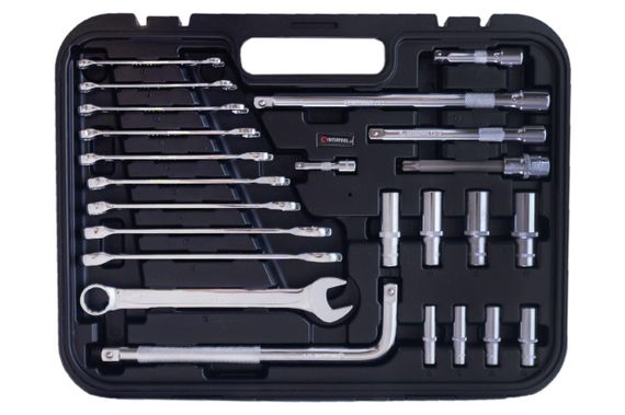 Набор инструмента Intertool - 1/4" x 3/8" x 1/2" 126 ед. Storm (ET-8126) | Зображення 2