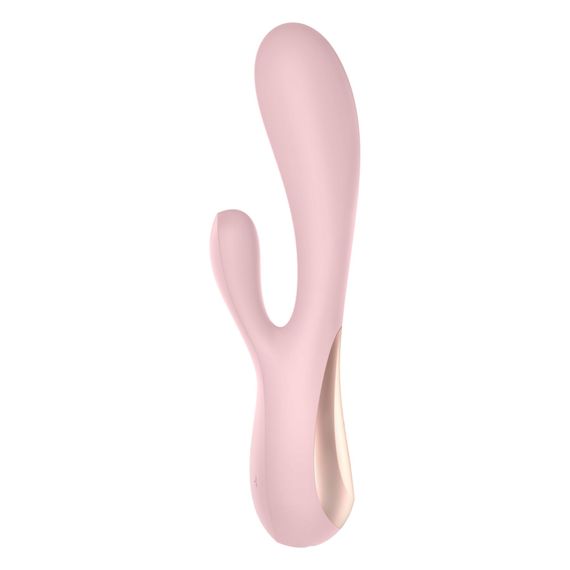 Смарт вібратор-кролик Satisfyer Mono Flex Mauve, 2 мотори, керування через інтернет | Зображення 2