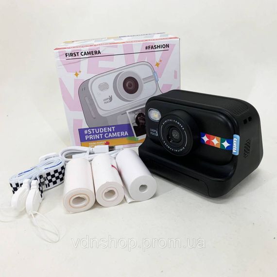 Дитяча відео-фото камера з друком, Фотоапарат для дитячого розвитку, Камера миттєвого друку з екраном VM-63 | Зображення 5