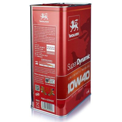 Моторное масло Wolver Super Dinamic 10W-40 4л (4260360940057) | Зображення 2