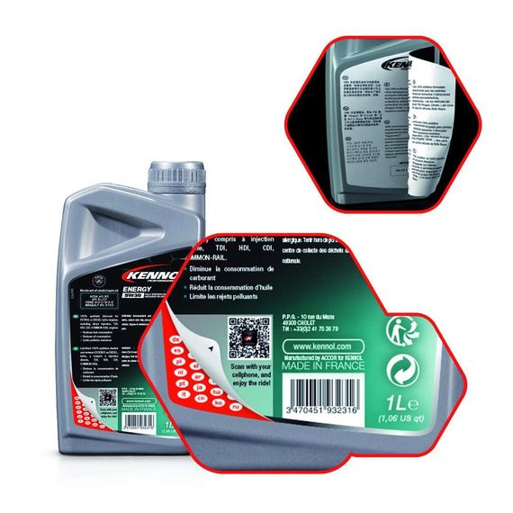 Олива моторна KENNOL ENERGY 5W30 (1L), KENNOL (193231) | Зображення 1