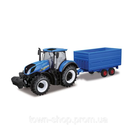 Автомодель Серии Farm - Трактор New Holland С Прицепом | Зображення 1