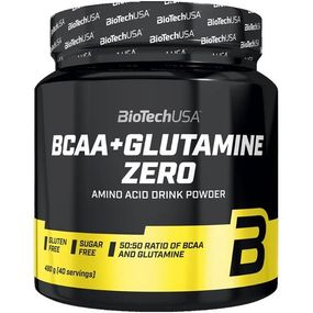 Амінокислота BCAA для спорту BioTechUSA BCAA + Glutamine Zero 480 g /40 servings/ Lemon