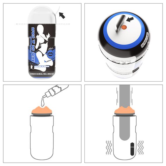 Мастурбатор - Sex In A Can Mouth Lotus Tunnel Vibrating sexstyle | Зображення 3