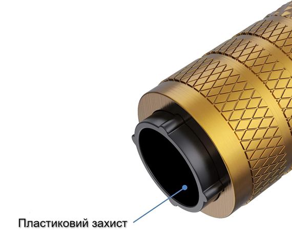 Захисні металопластикові ковпачки Primo на ніпель, золотник автомобільних коліс - Gold | Зображення 2