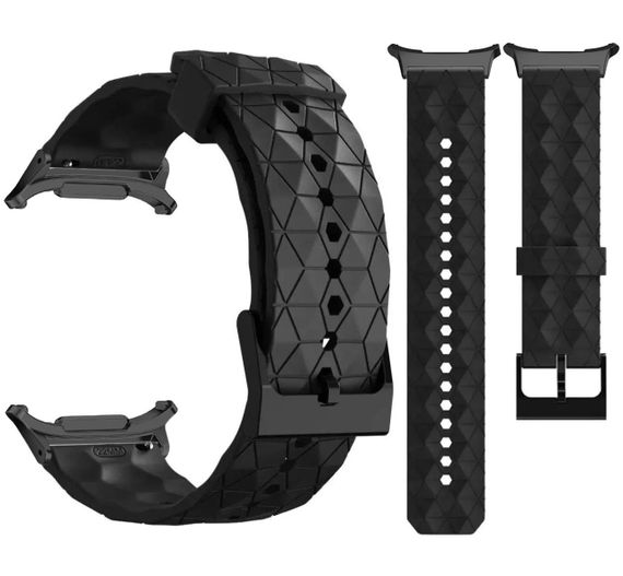 Ремешок Primolux Dimond силиконовый для часов Samsung Galaxy Watch Ultra 47 mm (SM-L705) - Black | Зображення 3