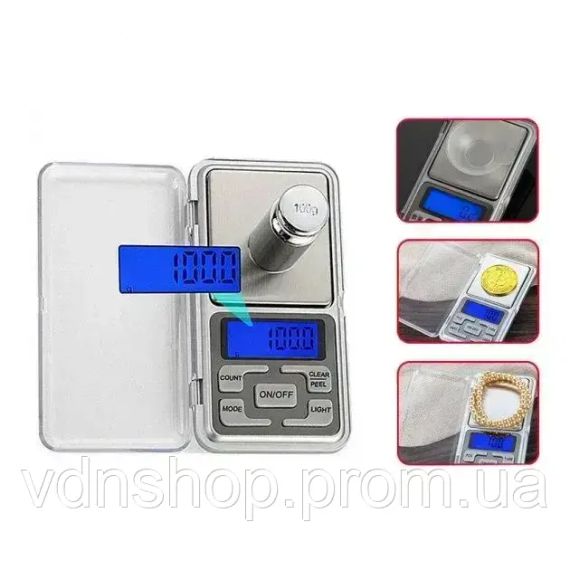 Ваги ювелірні компактні кишенькові 500г | Зображення 2