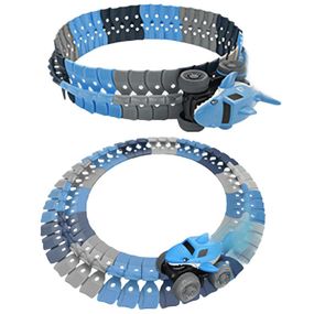 Інтерактивний трек з інерційною машинкою SHT 5510-4 Shark Trak (46pcs/1CAR) Blue