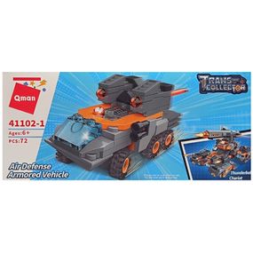 Детский конструктор "Военная техника" Qman 41102-1, 72 детали