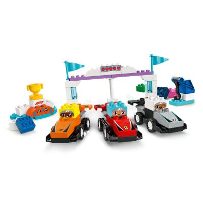 Конструктор LEGO DUPLO Town Автомобілі для перегонів і пілоти команд Формули-1 (10445) | Зображення 8