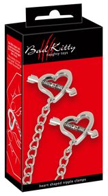 Затискачі для сосків - Bad Kitty Heart Shaped Nipple sexstyle