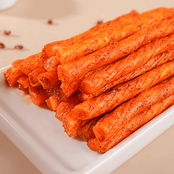 Китайський Латяо снек Гострі смужки  24 см, набір із 4 шт Zhu Zhiyuan 6970370542483 | Зображення 1