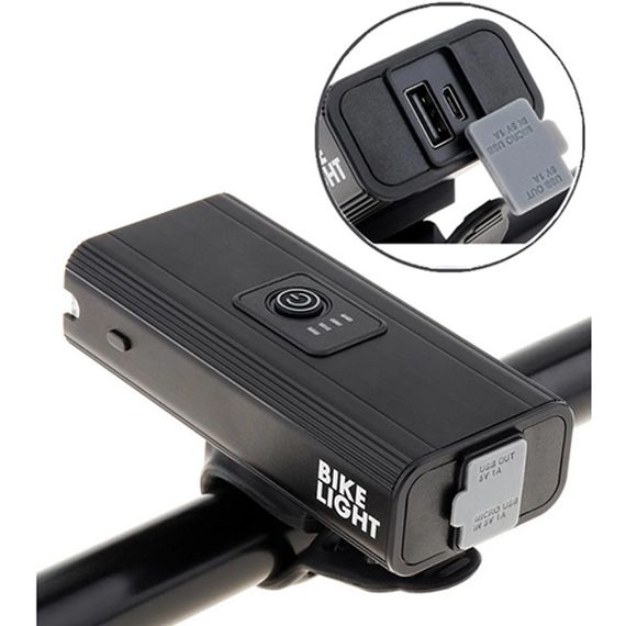 Велосипедний ліхтар BK-04Pro 2T6 алюміній, дальнє та ближнє світло, Велосипедний ліхтар із захистом від вологи | Зображення 1