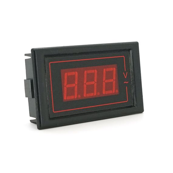 Цифровий вольтметр, діапазон вимірювань 60 -500V, Red, Box