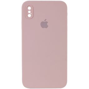 Чохол Silicone Case Square Full Camera Protective (AA) для Apple iPhone XS / X (5.8")