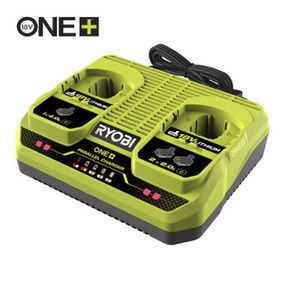 Зарядное устройство для аккумуляторов инструмента Ryobi ONE+ двухпортовый RC18240G, 18В. (5133005581)