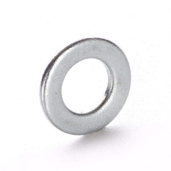 Шайба плоска 10 мм DIN 125 цинк білий (ящ 4600 шт.) APRO 7O10-2-C1