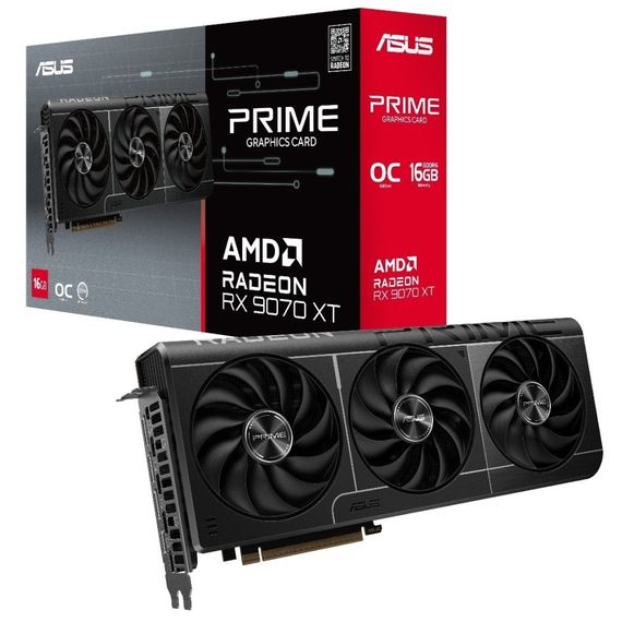 Відеокарта ASUS Radeon RX 9070 XT 16Gb PRIME OC (PRIME-RX9070XT-O16G) | Зображення 9