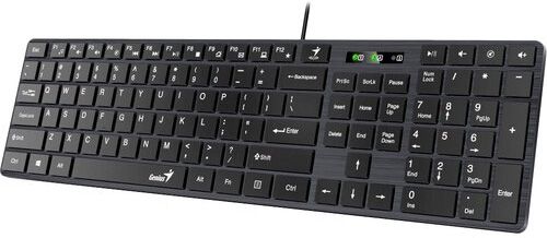 Клавіатура Genius Slim Star Black UKR