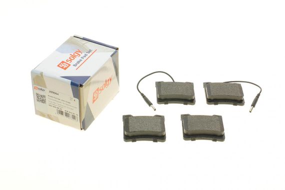 Колодки гальмівні задні Mercedes Benz Vito W638 TDI 96- Ate  з датчиками  209064