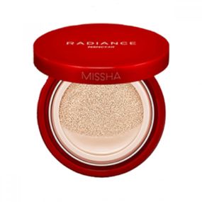 Тональний кушон із напівсяйним покриттям Missha Radiance Perfect-Fit Cushion Foundation SPF 50+ PA+++ N21P