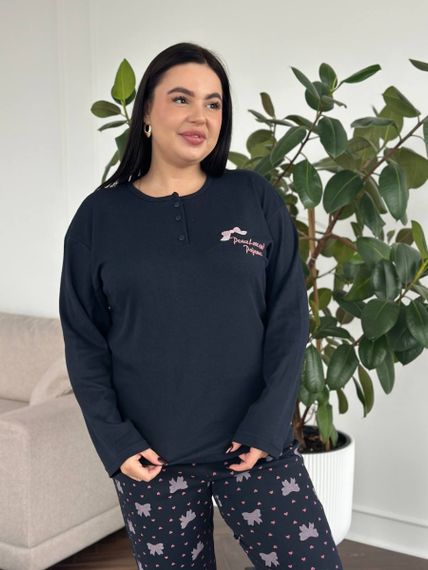 М’яка, затишна та ідеальна піжама PLUS SIZE | Зображення 4
