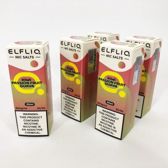 Рідина ELFLIQ 30мл 5%. Ківі Маракуя Гуава (Kiwi Passionfruit Guava) | Зображення 6