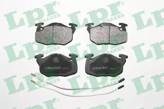 Колодки передні гальмівні RENAULT, LPR (05P271) (7701204530) | Зображення 1