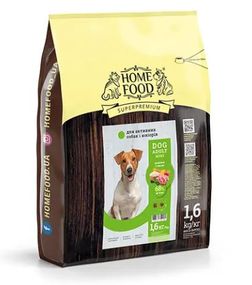 Сухий корм для дорослих собак «Ягнятина з рисом» DOG ADULT MINI Для активних і юніорів 1,6 кг