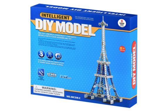 Конструктор металлический Same Toy Inteligent DIY Model Эйфелева башня 352 эл. WC58CUt (WC58CUt)