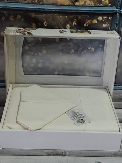 Скатерть с салфетками (8шт) Tabe HONEY 160х220см Хлопок/Полиэстер