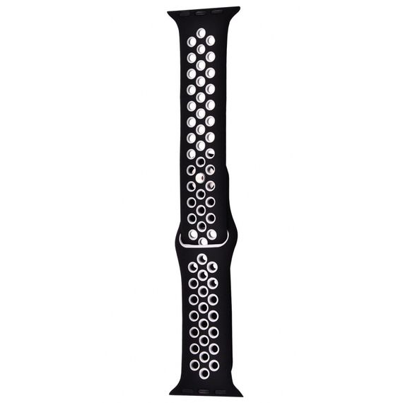 Ремінець Apple Watch Sport Nike+ 42/44/45/49 mm black/gray