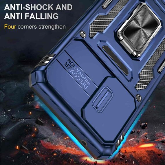Ударопрочный чехол Camshield Army Ring для Samsung Galaxy A53 5G Синий / Navy | Зображення 6