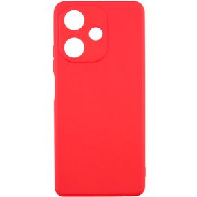 Силиконовый чехол Candy Full Camera для Infinix Hot 30 Красный / Red