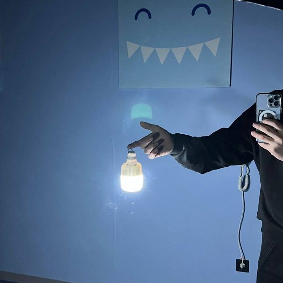 ХІТ-продаж! Акумуляторна світлодіодна лампа, LED-лампа 5вт. Ліхтарик, фонарик | Зображення 2