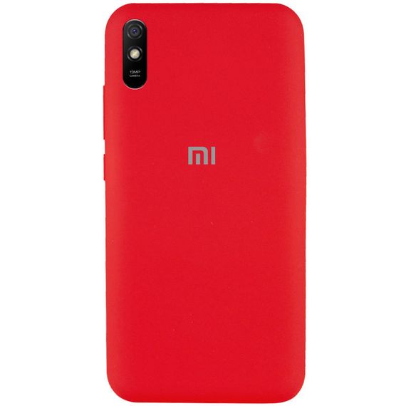 Чехол Silicone Cover Full Protective (AA) для Xiaomi Redmi 9A Червоний / Red