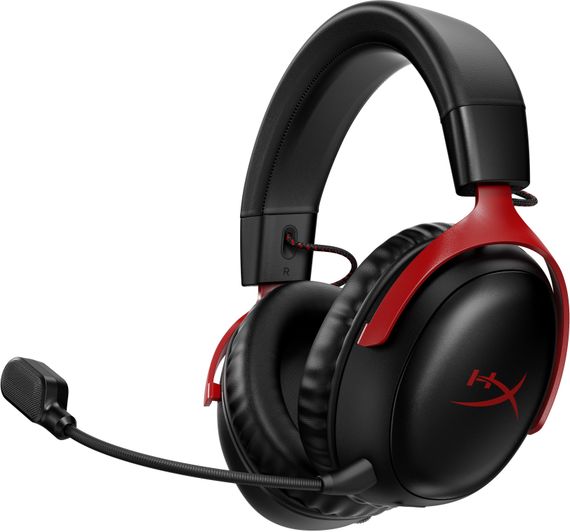 Наушники HyperX Cloud III Wireless Black-Red (77Z46AA) (77Z46AA) | Зображення 1