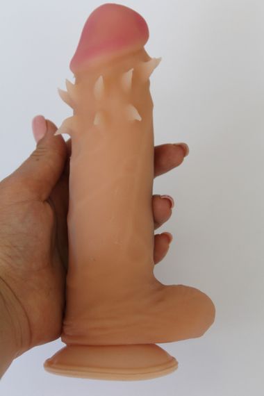 Фалоімітатор EGZO Ciberskin SVS001 ( 17,5 см х 3,5 см) Sex Aura | Зображення 3