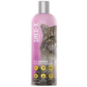 SynergyLabs Shed-X Shampoo шампунь против линьки у кошек, 273 мл