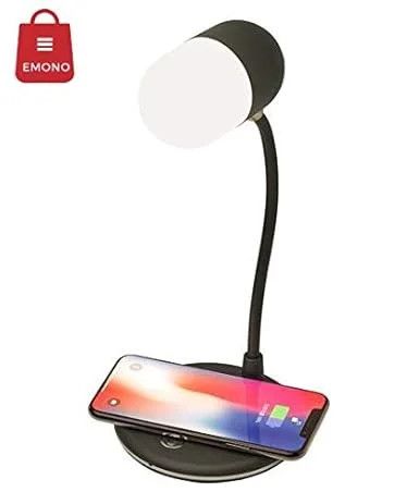 Настольная LED-лампа MD-088 с беспроводной зарядкой, Bluetooth-колонкой и динамиком | Зображення 1