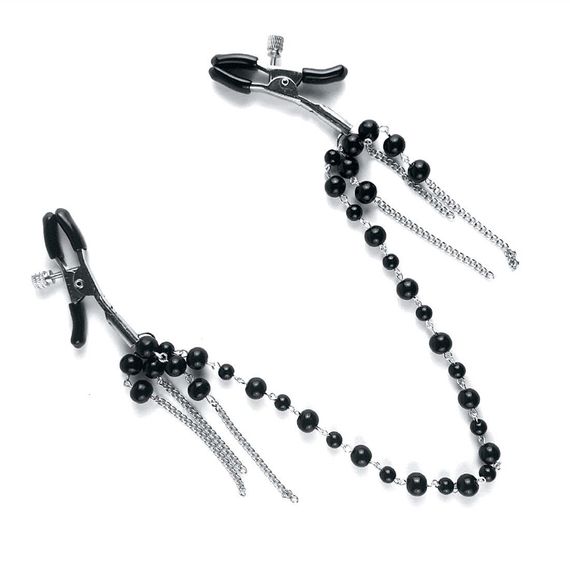 Зажимы для сосков Art of Sex - Nipple clamps Afina Black | Зображення 2