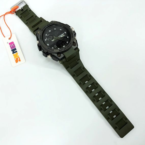 SKMEI 2031AG — тактичний протиударний годинник ARMY GREEN | Зображення 2