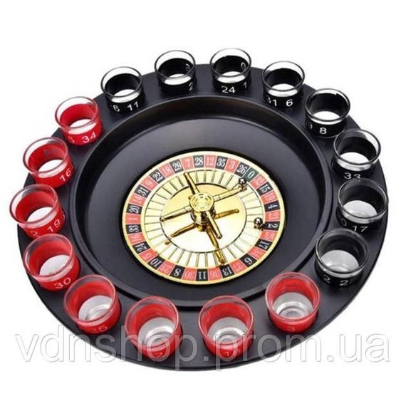 Алкогольная рулетка с рюмками игровой набор "Пьяная рулетка" 16 рюмок, Игра для развлечения на вечеринке ED-68 | Зображення 7