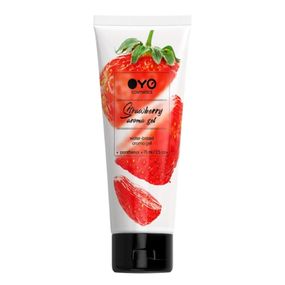 Универсальный гель лубрикант OYO Strawberry на водной основе, с ароматом клубники, 75 мл sexstyle