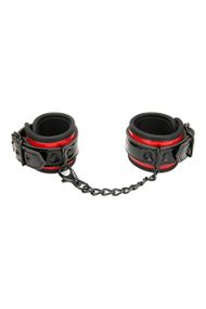 Наручники Whipsmart Heartbreaker Deluxe Buckle Love Cuffs черные, 70 см sexstyle