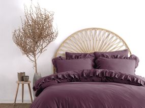 Постельное белье Limasso Stonewashed Exclusive Ranforse 200 х 220 см Raspberry