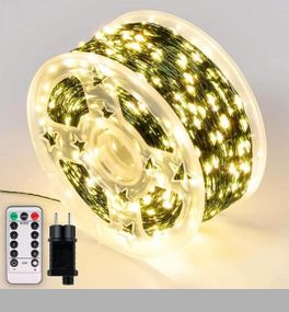 Гірлянда РОСА тепла біла з пультом XPRO 100M 1000L (46862-91012_419)